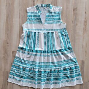 Sleeveless V-Neck Mini Dress